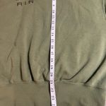 Nike  Olive Green Hoodie Oversized Center Logo Hoodie size Large Photo 3