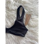 SKIMS Swim Plunge Bikini Top Onyx Size Medium Photo 5