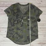 MIC & JAX Camo Elephant Print Tee Shirt Size XL Photo 8