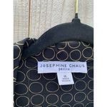 Josephine Chaus  Button Down Shirt Black Circle Long Sleeve Top Womens 14‎ Photo 3
