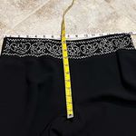 NWT J.R. Nites By Caliendo Wide Leg Beaded Black Mid Rise Pants Size 10 Vintage Photo 6