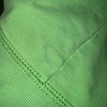Abercrombie & Fitch Lime Green Zip Hoodie Y2K Fitted Medium Retro Stretch VTG Photo 6