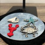 Nautical Motif Boat Bag Pin Set 🦞⚓️ Red Photo 7