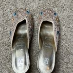 Fizzy Goblet x Payal Singhal Embellished Silver Block Heels mules NEW Size 40 Photo 2