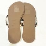 J.Crew  Women’s Size 10 Strappy Thong Sandals Animal Print Flat Sole NEW Photo 4