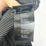 Hell Bunny  Jack Capris Size Medium Grey Black Pinstripe Stretch Pedal Pusher Photo 8