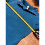 L.L.Bean  fleece royal blue 1/4 zip pullover Photo 3