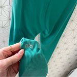 Alo Yoga  Blissful Ribbed High Waist Legging Ocean Mist 7/8 Photo 3