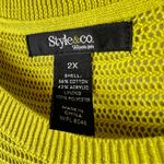 Style & Co Woman 2X 2fer style Top, Sweater over tank Photo 6