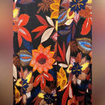 BLEEKER & MCDOUGAL women’s Multicolor Floral long sleeve dress blouse stretch XL Brown Photo 5