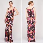 Kay Unger  Nicole Column Gown in Saffron Black Size 10 Photo 1