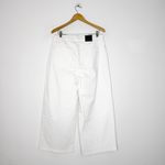 Banana Republic Wide-Leg Crop Jeans White High Rise NWT Size 12 Photo 1
