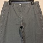 Talbots - The Deck Pant Striped Wide Leg Crop Nautical Vacation Pants- Size 8 Photo 4