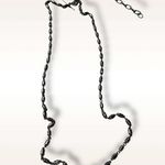 Free People Simple Belly Chain NWT Gunmetal Grunge Punk Photo 2