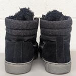 Cougar Waterproof Hi top faux fur suede black side zip Sneaker Shoe SZ 9 Photo 3