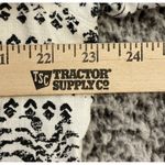 Chico's  3 US Size XL Button Shirt Top White Black Short‎ Sleeve Linen Geometric Photo 2