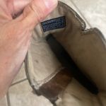 Teva de la vina Women's Brown Leather Ankle Boots Side Zip Buckle Moto sz 8.5 Photo 6