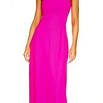Susana Monaco Strapless Cut Out Back Maxi Dress Snapdragon L Photo 5