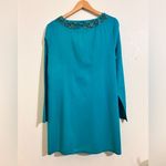 Antonio Melani Teal Embellished Blouse Photo 2