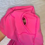 Lululemon  Pink Half Zip Luon Pullover Sweater Jacket With Ponytail Hole Photo 6