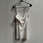 superdown NEW Kita Rhinestone Cutout Satin Mini Dress | White | Women’s XXS Photo 7