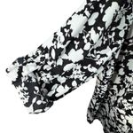 Ava & Viv 4X-Large Tunic Top Floral V-Neck Roll-Tab Sleeve Semi-Sheer Hi-Low Hem Photo 3