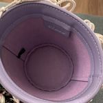STAUD  Moreau macramé bucket bag patent leather handles lavender $399 revolve Photo 11