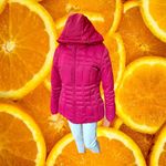 Calvin Klein  Puffer Jacket Hooded Full Zip Red Women's Size M Photo 1