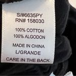 Love Tree  Black Cotton Shorts Patch Pockets Size Large 2.5” Inseam Photo 4