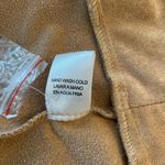 Ellison NWOT mustard sparkly silk blend open front 3/4 sleeves jacket, size L Photo 5