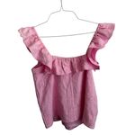 Lilly Pulitzer Zoya Ruffle Caliente Pucker Jacquard Top 2 Women’s Pink Photo 2