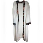 SheIn Women's Summer Cardigan with Geometric Designs Size 1Xl White Photo 6