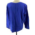 Nautica Blue Plaid Fleece Cozy Warm Pajama Set Womens Large Photo 3