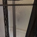 Dazy EUC Women's Black Sheer Tie Front Cardigan Overlay Sweater M Size M Photo 4