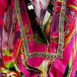 Custo Barcelona Vintage Y2K  Velvet Burnout Top Anime Psychedelic Size 2 Photo 1