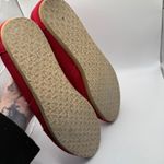 Toms Alpargata Red Canvas Slip On Casual Comfort Shoes Women's Size 7 Photo 5