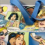 Estée Lauder Estee Lauder Blue and Multicolor Comic Print Tote Photo 4