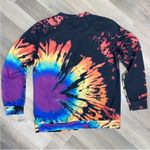 Bagelise‎ Sanderson Witch Museum Tie Dye Sweatshirt Large Black Photo 5