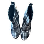 Toms NEW Women's Clare Grey Plaid Wedge Boot Size 8.5 #B1449A Photo 8
