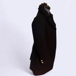 ZARA NWT Manteco (Italian Wool) Navy Blue Coat Photo 6