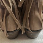 breckelle's Breckelle’s Fringe faux Suede Ankle Boots - tan Photo 4