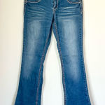 Amethyst Jeans  Women's Blue Bootcut Flare Jeans - Size: 7 Photo 0