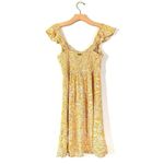 Billabong ✨ Forever Yours Print Yellow Sz Large  Dress✨ Photo 5