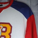 Disney Zara  Red and Blue Mickey Mouse Shirt Photo 5