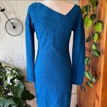 Missoni M  Asymmetrical Neckline Mini Knit Lace Sheath Dress Photo 3