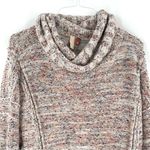 Anthropologie  Pilcro Textured Cowl-Neck Chunky Knit Confetti Sweater Photo 4