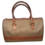 Esprit  Tan and Brown Canvas Bag Photo 0
