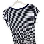 Velvet Tees velvet by Graham & Spencer Dress Navy/White Sleeveless Stripe Tie Waist Sz Small Photo 7