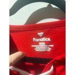 Fanatics  Wisconsin Badgers Red White Lace Up Long Sleeve Shirt Womens Medium Photo 6