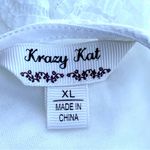 Krazy Kat  White Lace Baby Doll Tunic Photo 13